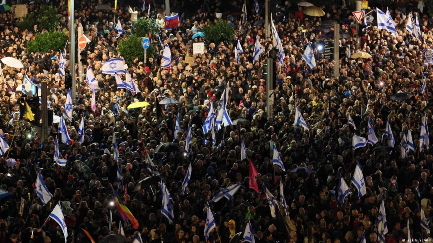 Продолжающиеся антиправительственные протесты в Израиле