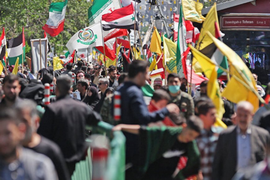 Участие Иранцев в шествии по случаю «День Кудса»