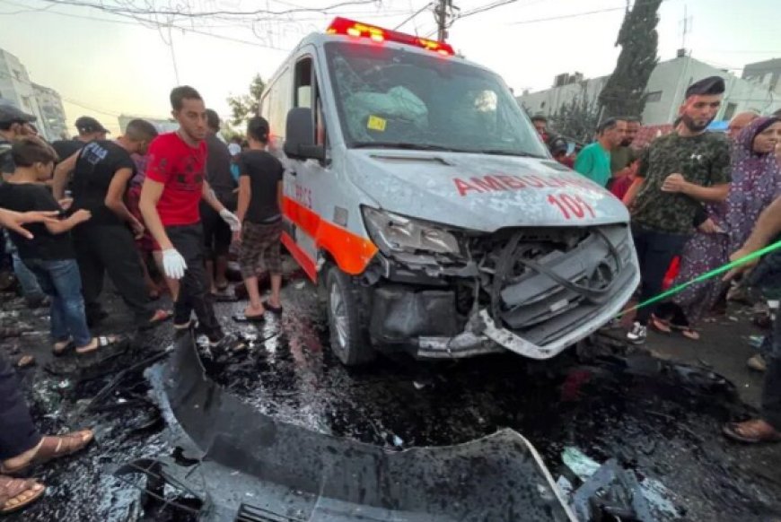 Нападение Израиля на машины скорой помощи является явным документом преступления больницы Аль-Мамедани
