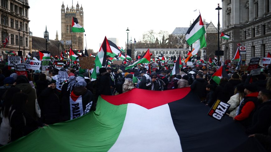 Полиция в Лондоне задержала 13 протестующих на пропалестинской акции