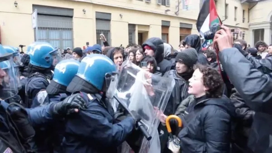 Stampa: полиция и двое манифестантов пострадали на протестах в Турине