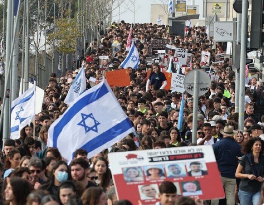Акция протеста против действий Нетаньяху прошла в 50 различных местах Израиля